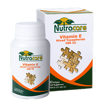 Nutracare Vit E Mixed Tocopherols 400 IU