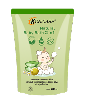 Konicare Natural Baby Bath 2in1 Pouch