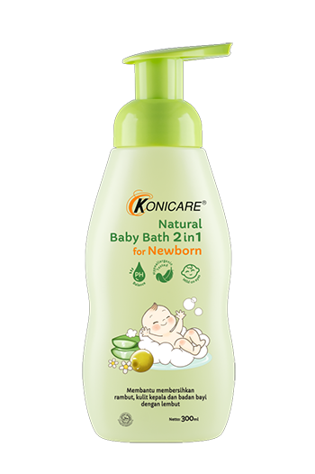 Konicare Natural Baby Bath 2in1 For Newborn 300ml