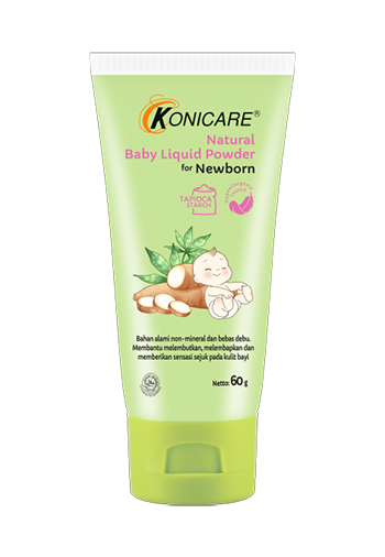 Konicare Natural Baby Liquid Powder For Newborn Tube 60gr