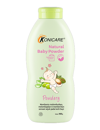 Konicare Natural Baby Powder Powdery 100gr