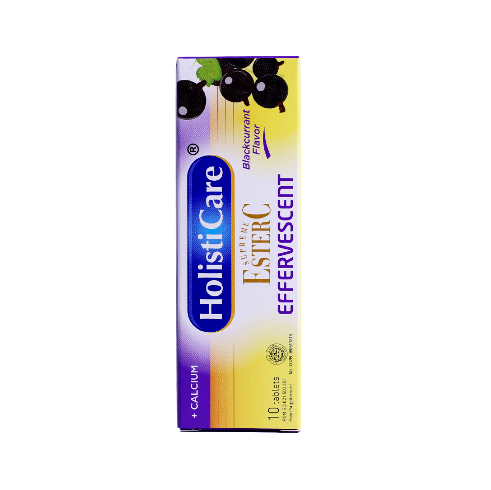 Holisticare EsterC Effervescent Blackcurrant