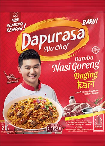 Dapurasa Ala Chef Nasi Goreng Daging Kari