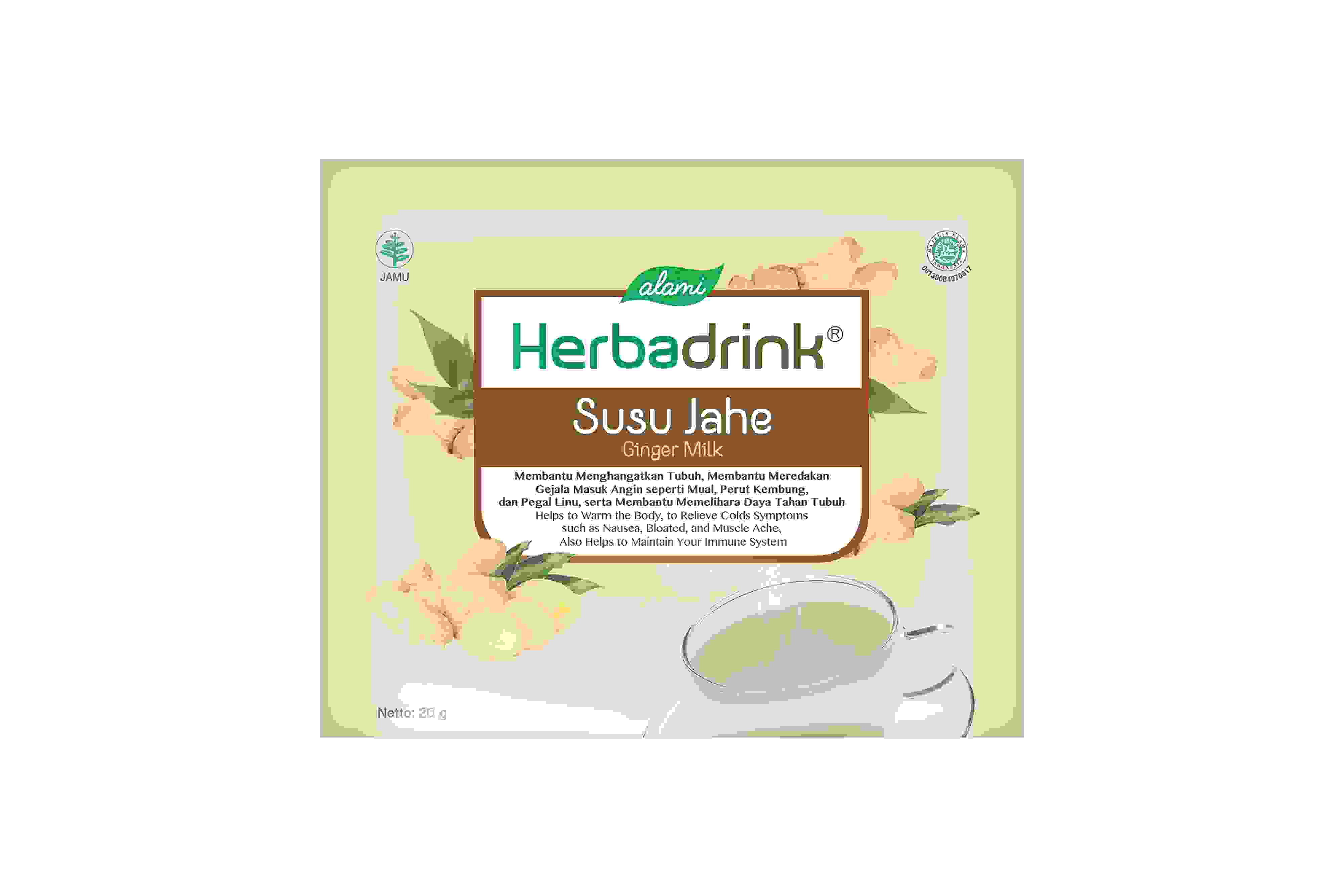 Herbadrink Susu Jahe