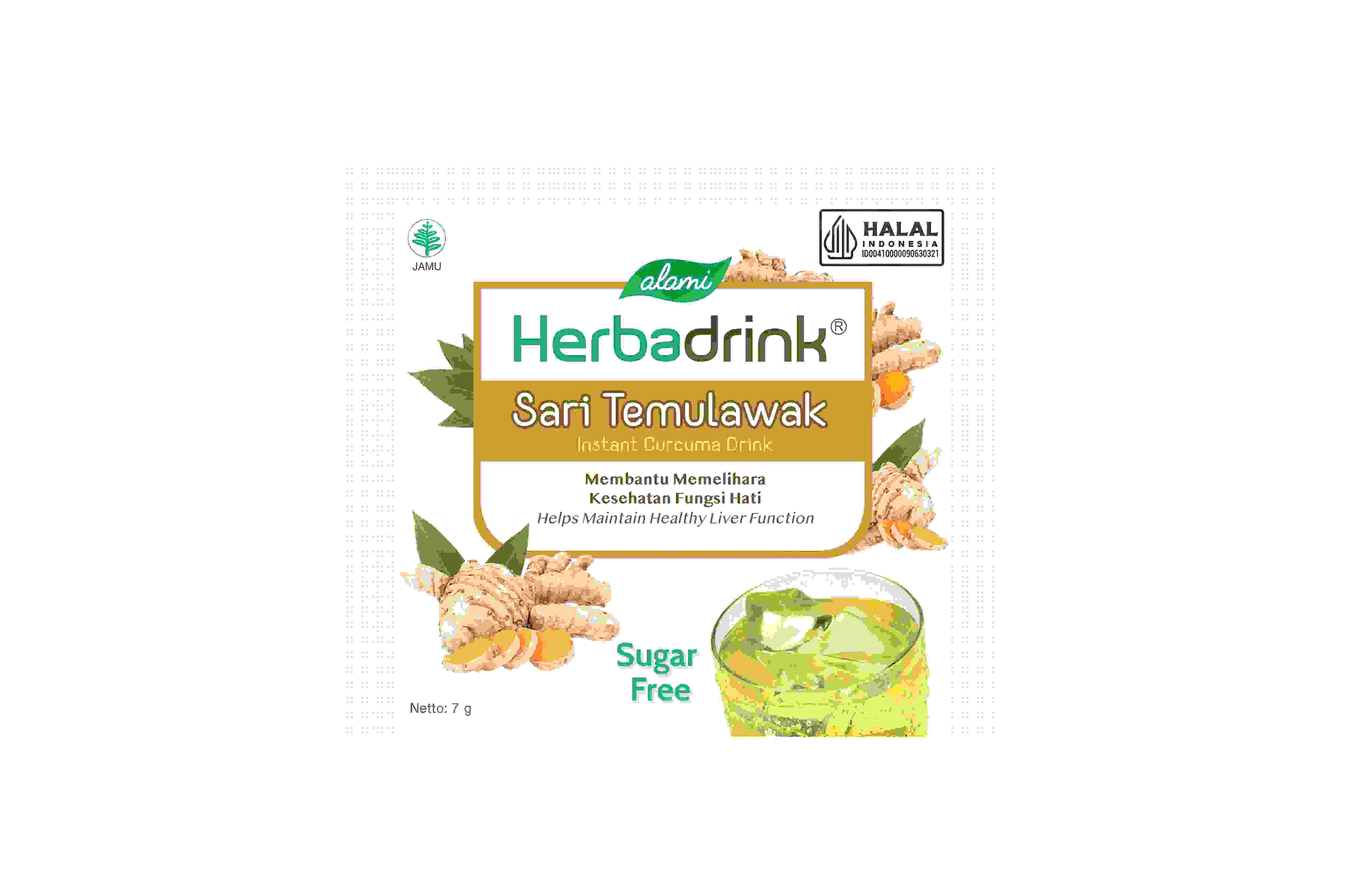HERBADRINK Sari Temulawak Sugar Free