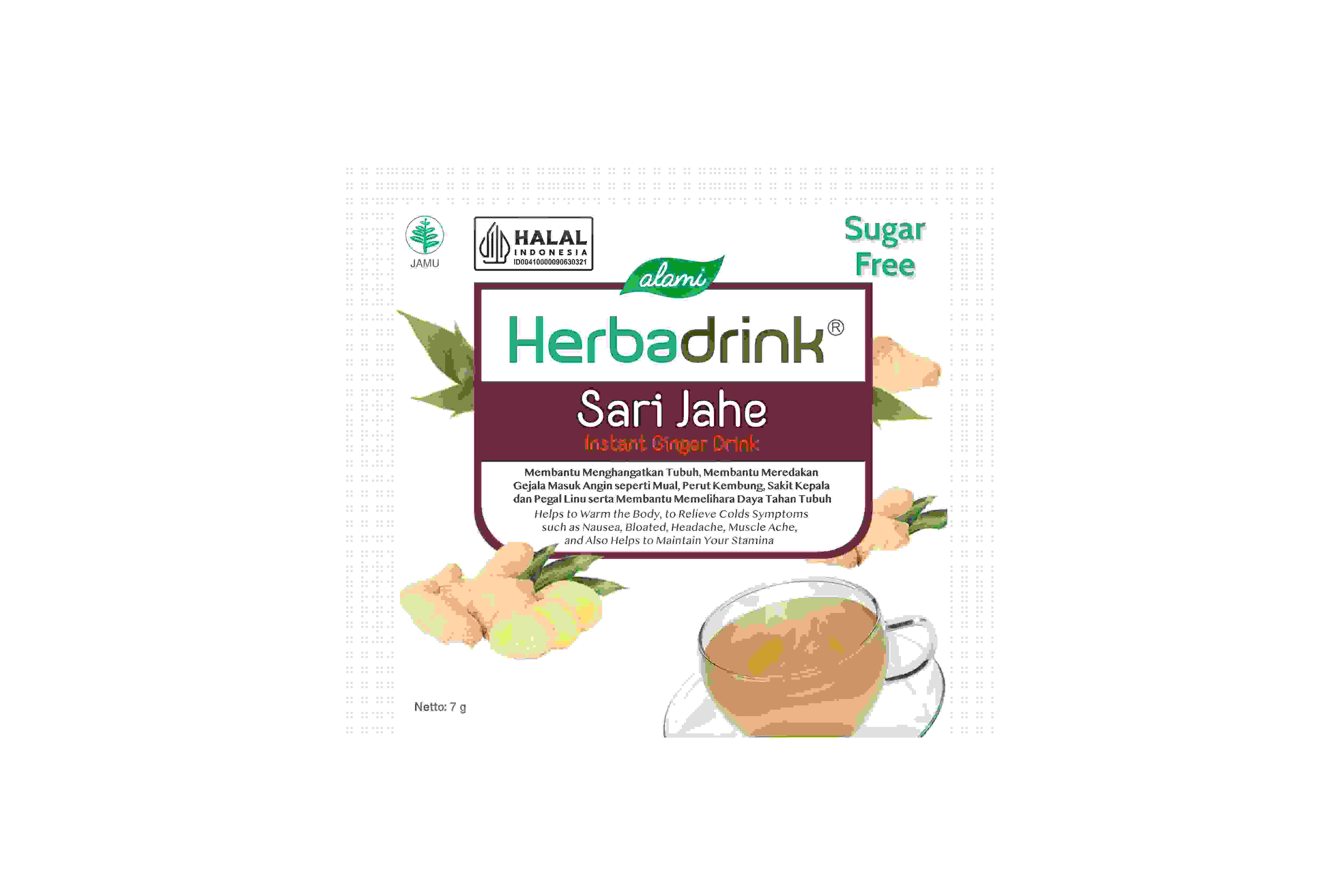 HERBADRINK Sari Jahe Sugar Free