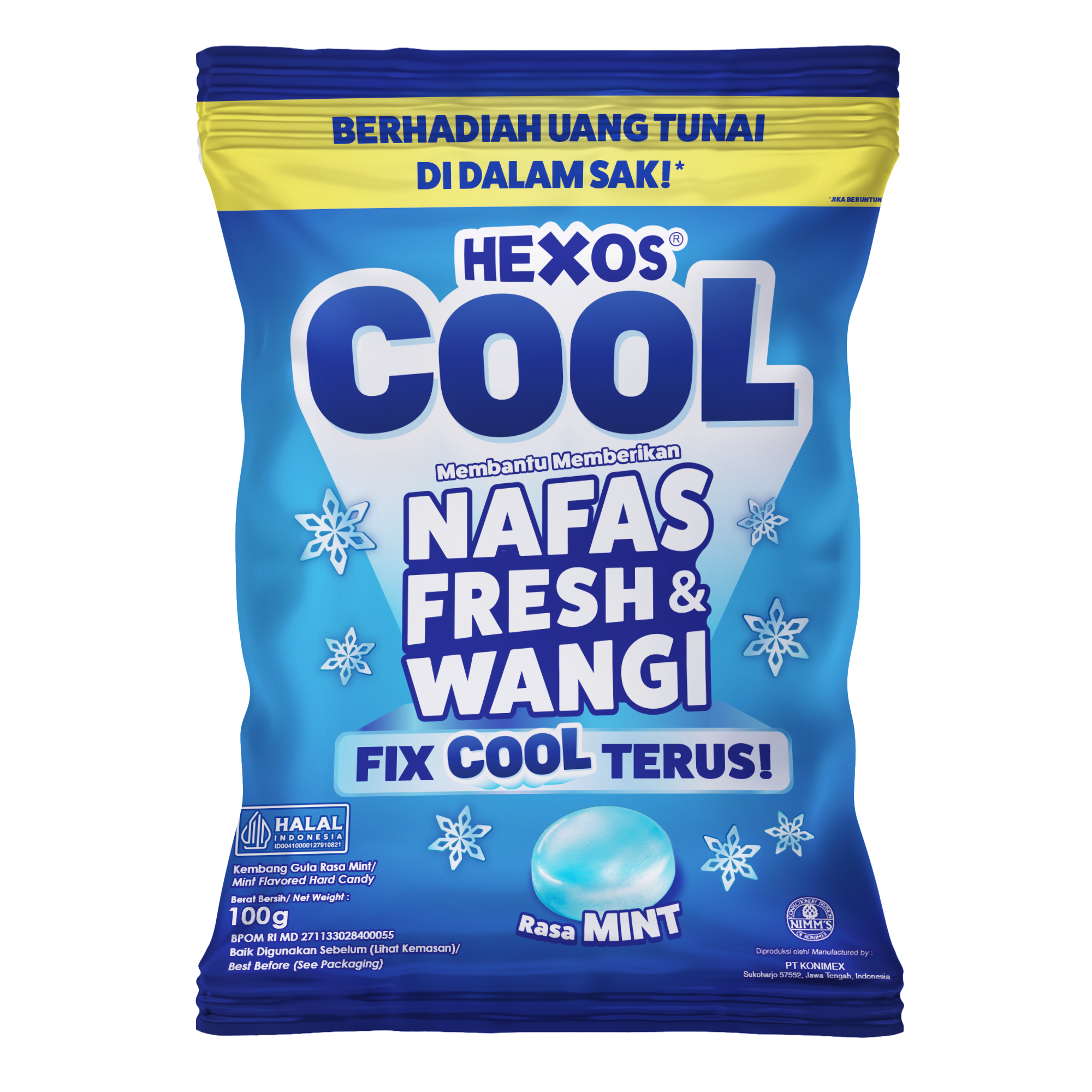 HEXOS COOL SAK MINT 100GR